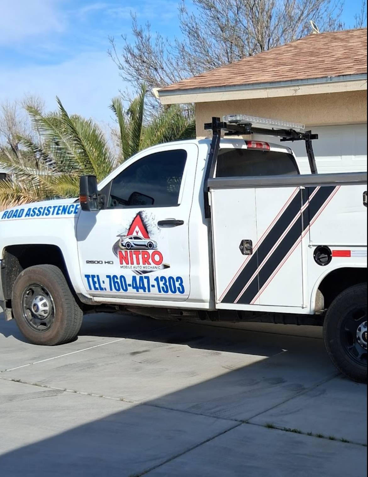 Nitro Mobile Mechanic service truck in Barstow, CA — mobile auto repair for the High Desert